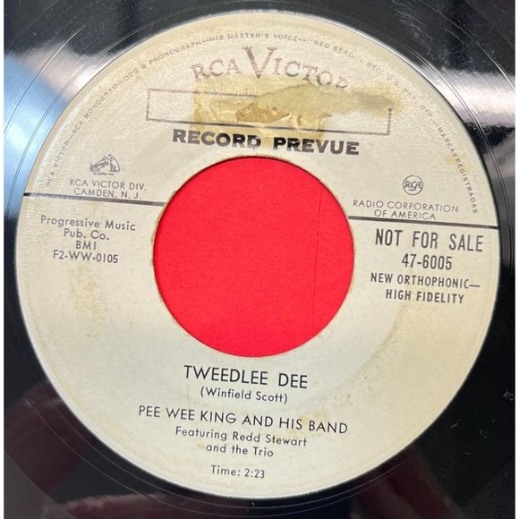 Pee Wee King You Can't Hardly Get Them No More / Tweedle Dee 45 Country Promo - Picture 2 of 7